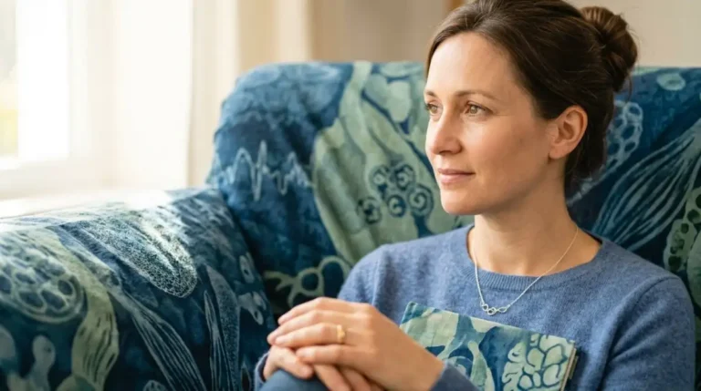 Donna in riflessione sulla riserva ovarica e la fertilità femminile in età matura