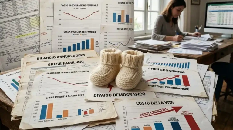Dossier Natalità 2026 e rappresentazione del gap di fecondità tra nascite desiderate e reali in Italia