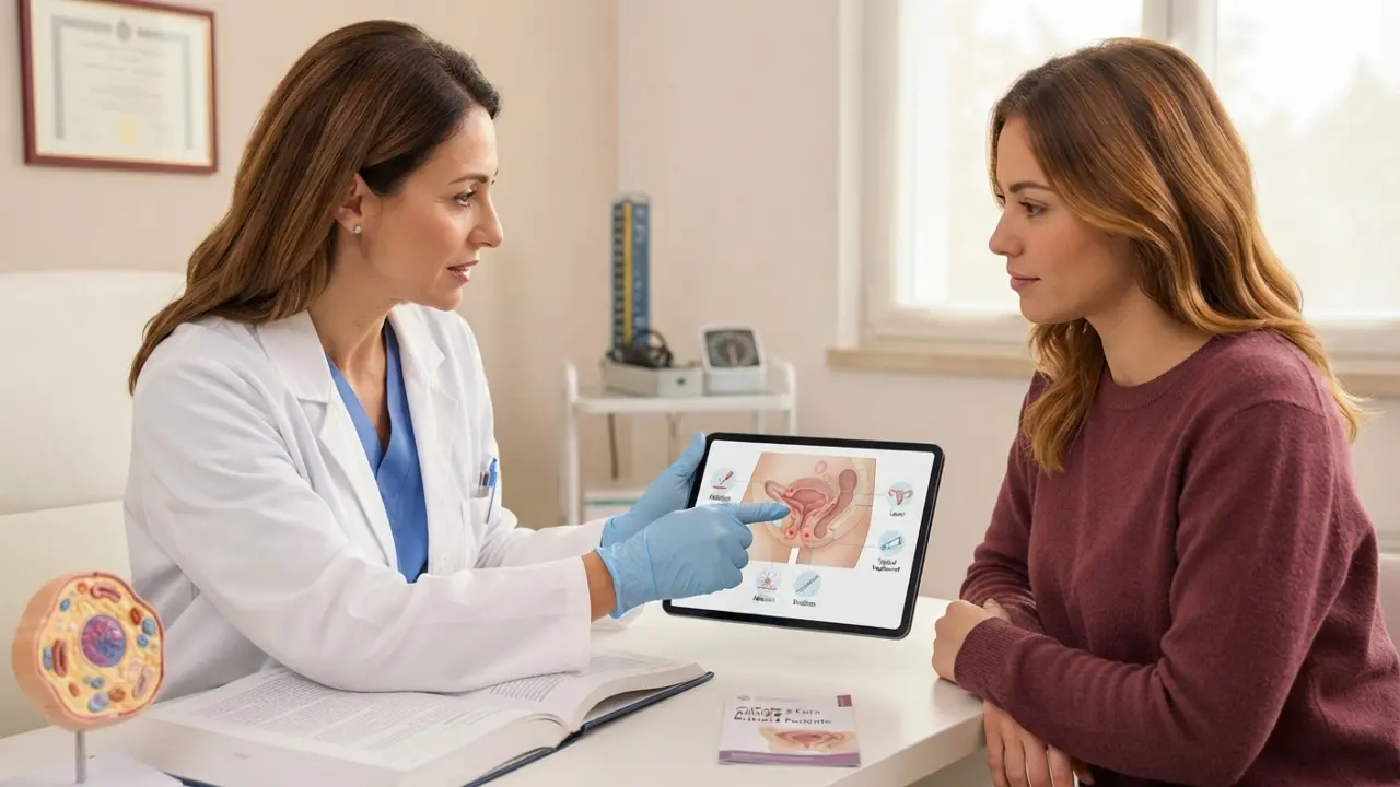 Consulenza medica specialistica e spiegazione dei percorsi di gestione clinica e trattamenti per l'HPV